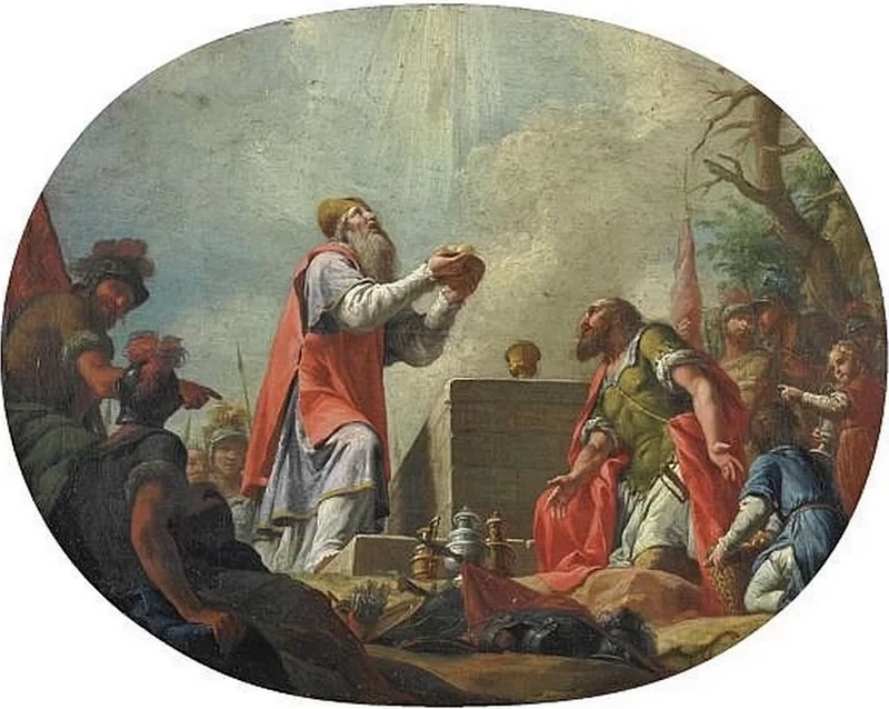 135-Vincenzo Angelo Orelli-Sacrificio di Melchisedec 
